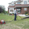 Easily bore under sidewalks or driveways by simply adding a horizontal boring attachment to a mechanical earth drill.