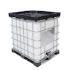 Constructed of chemical resistant polyethylene (PE), the Full Size model sits atop a standard IBC tote, covering the entire surface of 275- to 330-gallon IBCs.