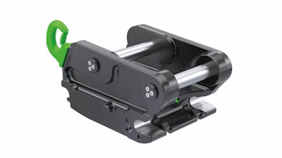 Steelwrist's SQ Coupler helps change attachments in a matter of seconds.