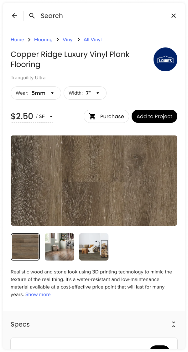 1build's API will connect directly to Buildxact's Pricing Assistant allowing residential contractors to search within the platform for real-time prices.