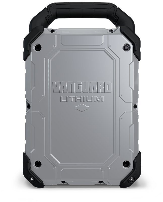 The Si1.5 Battery features a self-contained package with a handle on top for swapping between equipment — or equipment and charger — on the jobsite.