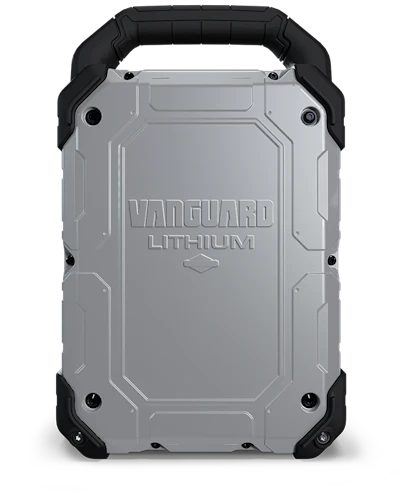 The Si1.5 Battery features a self-contained package with a handle on top for swapping between equipment — or equipment and charger — on the jobsite.