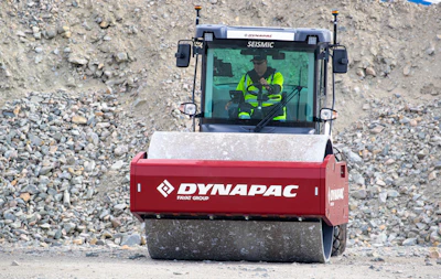 Seismic technology automatically determines the optimal frequency of the material being compacted, resulting in fewer passes.
