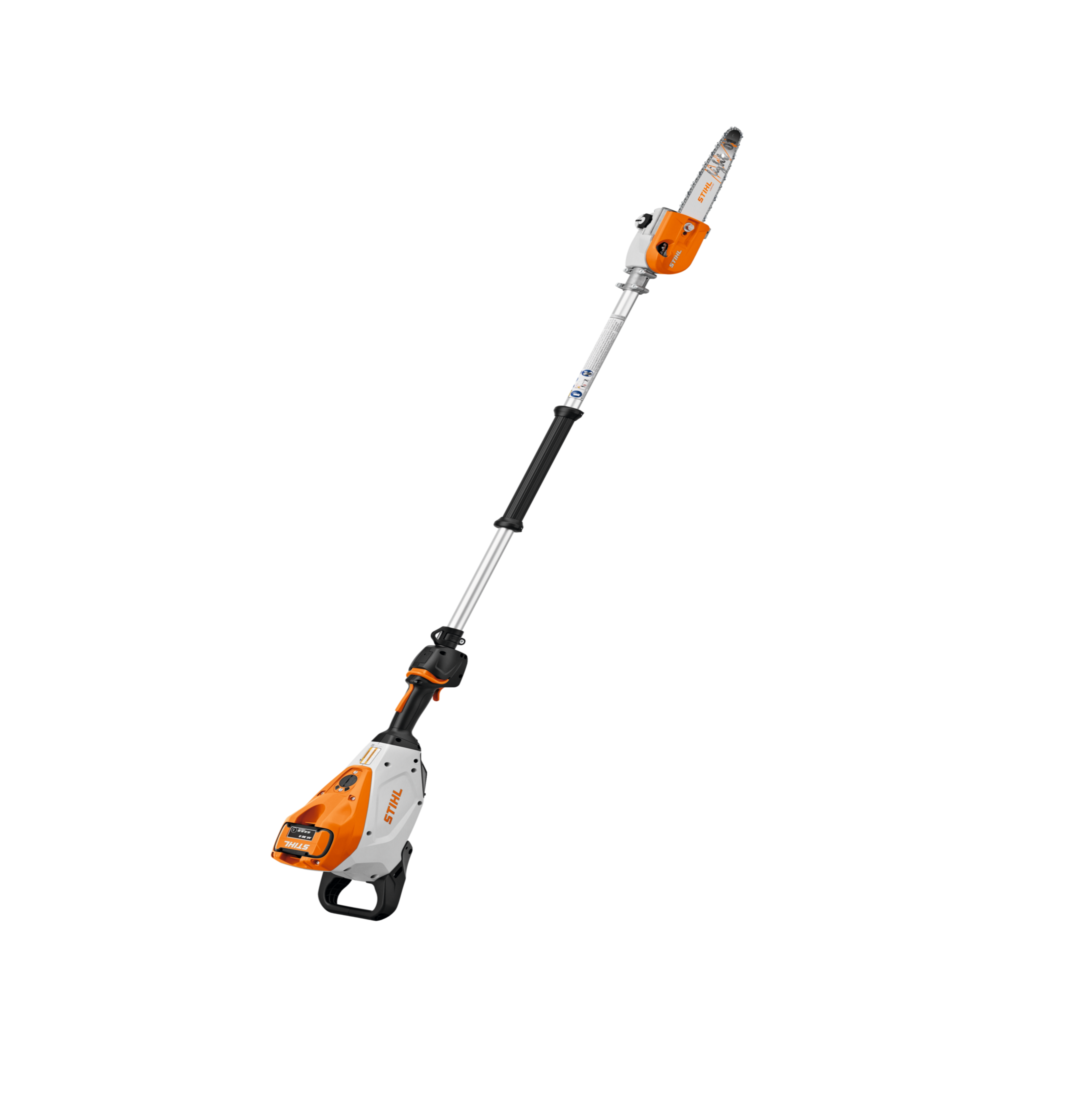 Designed for tree maintenance, the tools provide up to 60 minutes of run time per charge.