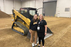Editor-in-Chief Lori Ditoro with Caterpillar's Johanna Kelly
