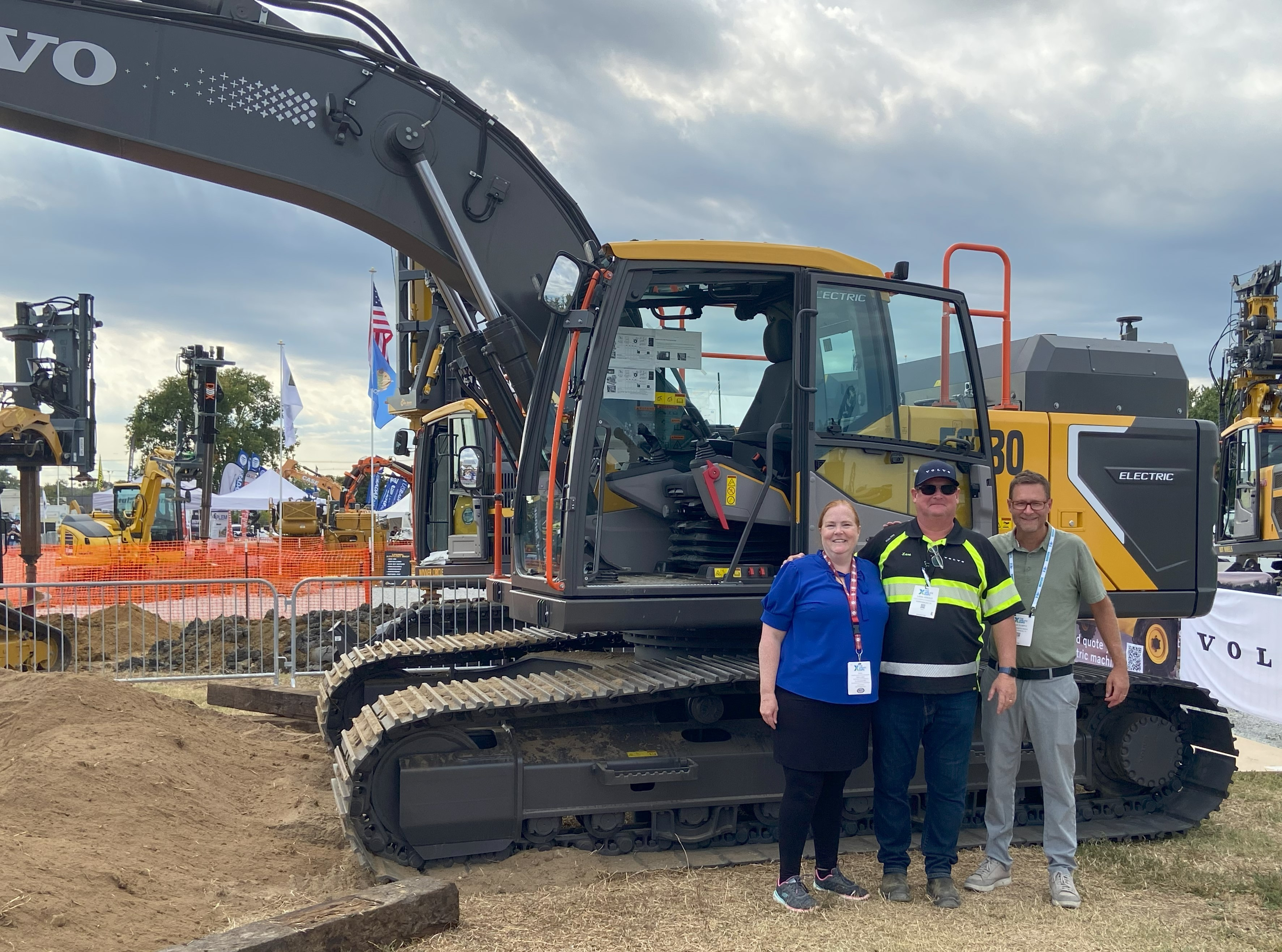 The Equipment Today team got to operate the EC230 electric excavator.