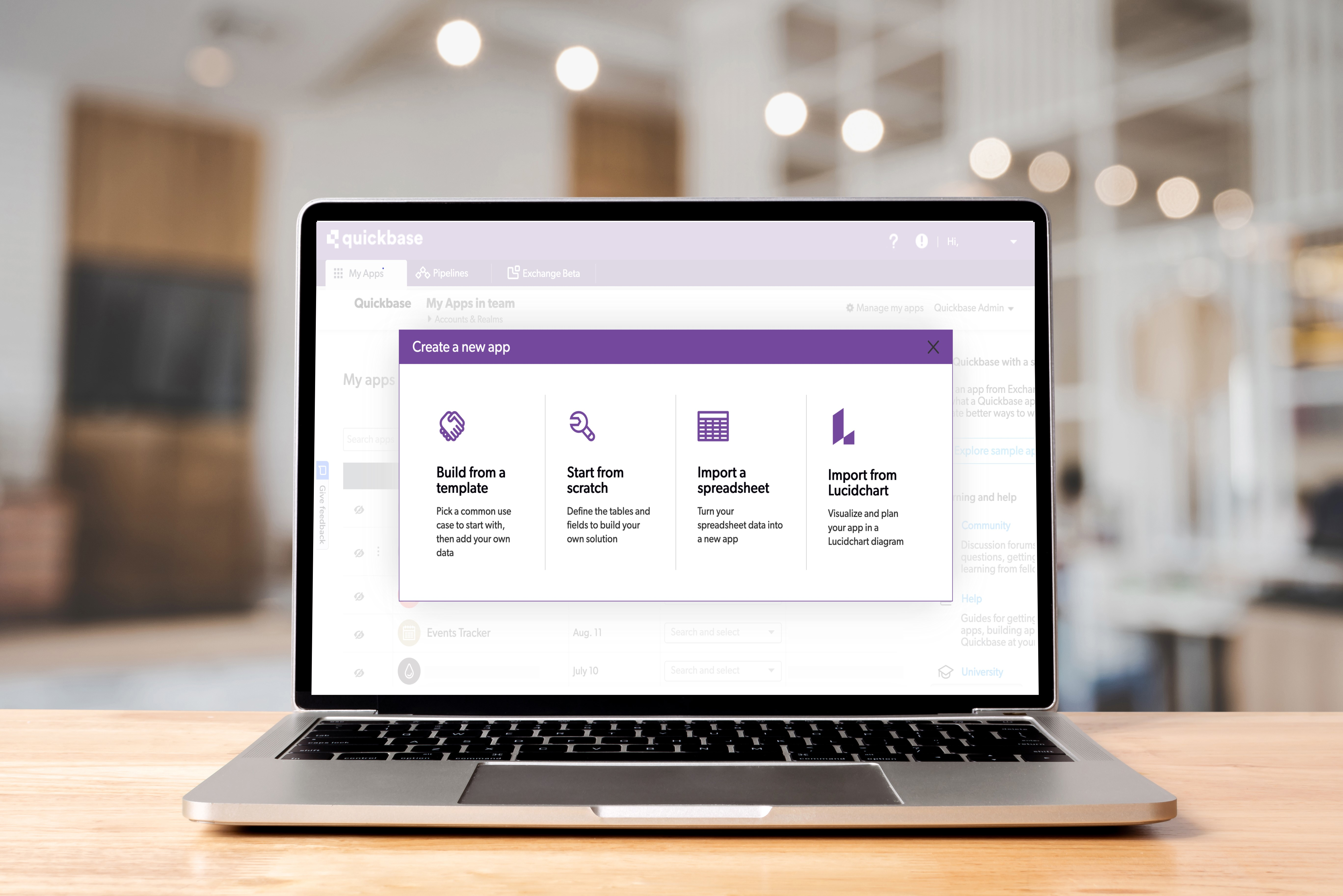 Quickbase enables construction contractors and others to create new cloud applications. It includes templates and pre-built content for important construction workflows.