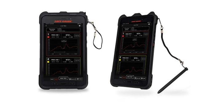 The MultiTool Pro allows technicians to connect to 12 SafeTest gauges simultaneously, from up to 100 meters (328 ft.) away.