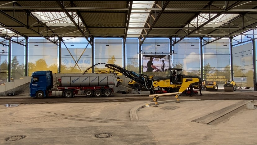 Milling during BOMAG Innovation Days
