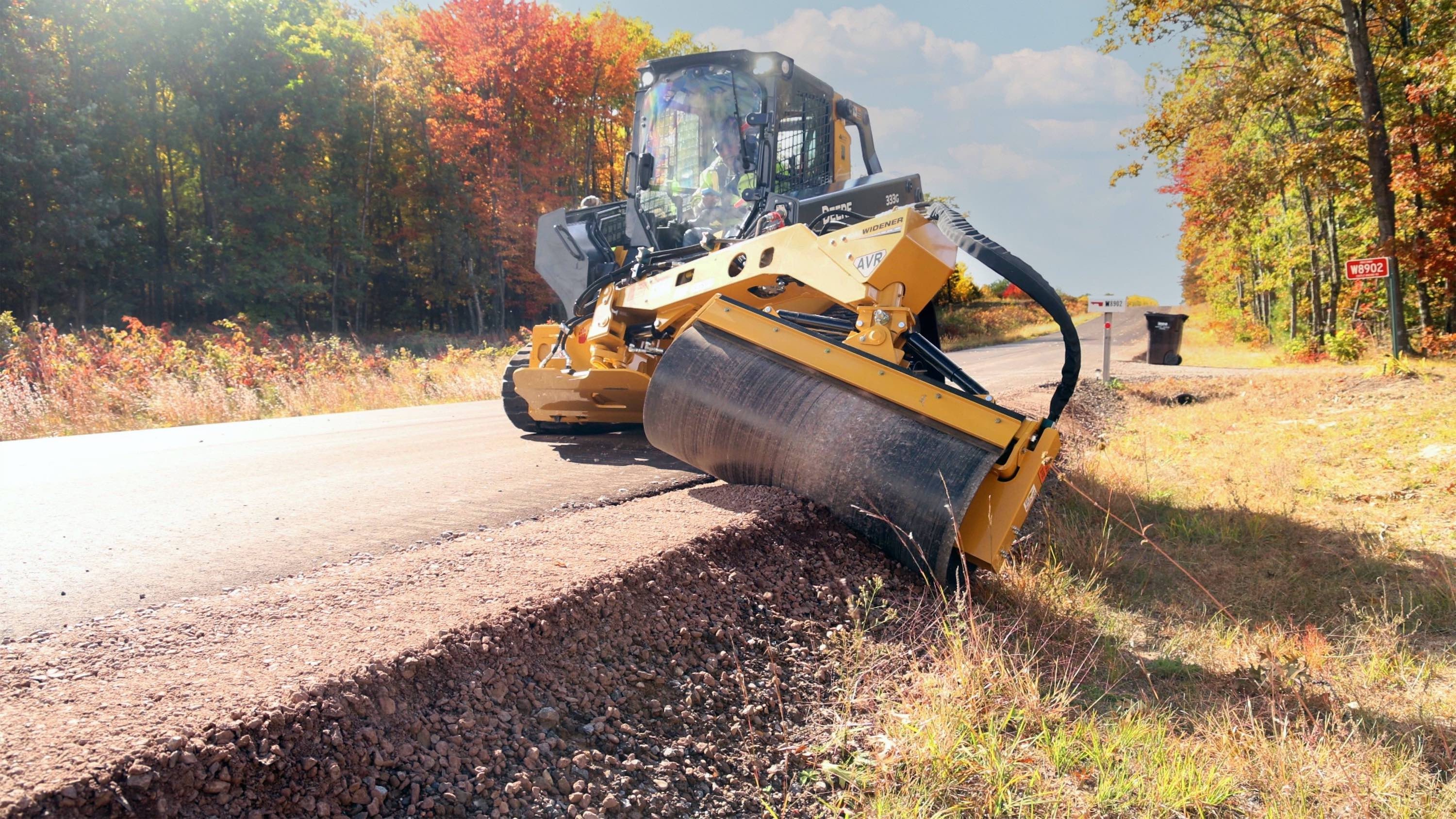 Road Widener offers the Offset Vibratory Roller, designed for easy operation without the need for extensive training.