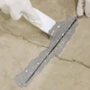 The Crack Stitch can be installed using an epoxy or cementitious mix.
