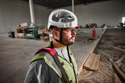 Designed with RHEON technology, the BOLT Safety Helmets with IMPACT ARMOR Liner allow users to use multiple accessories at once.