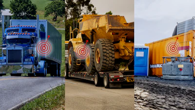 The solution can be used for various equipment on construction sites such as trailers, storage containers, vending machines and more.