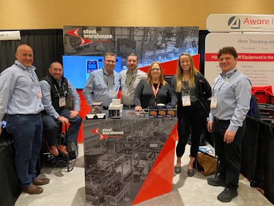 The Steel Warehouse team with Ditoro during Work Truck Week 2023.