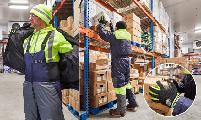 N-Ferno 6475 Insulated Freezer Coveralls, 6476 Insulated Freezer Jacket and 6477 Insulated Freezer Bib Overalls are rated to -50°F (-46°C) for up to five hours of moderate activity.