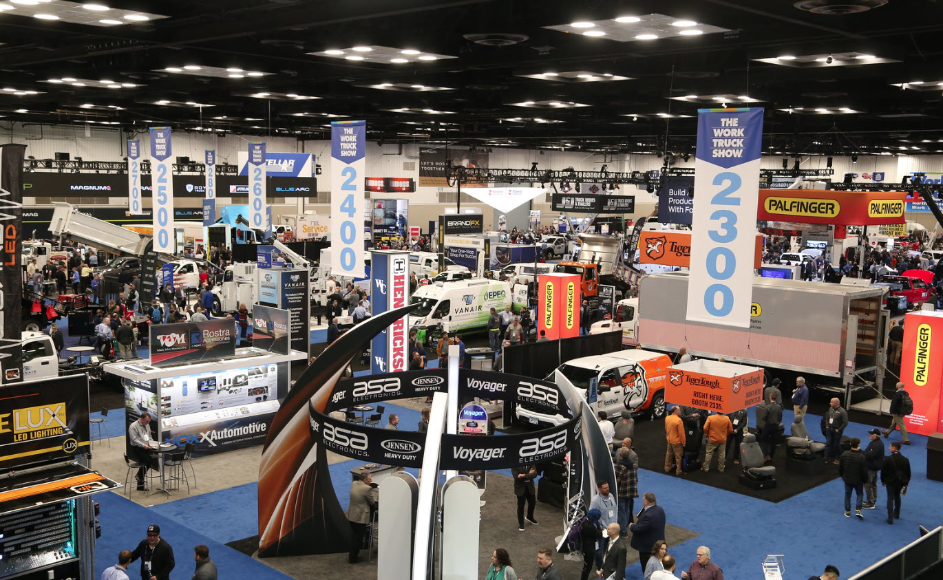 The 2023 exhibit hall.