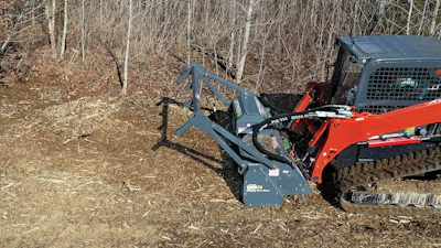 Matching the attachment to the machine is key when it comes to efficiently using mulching heads.