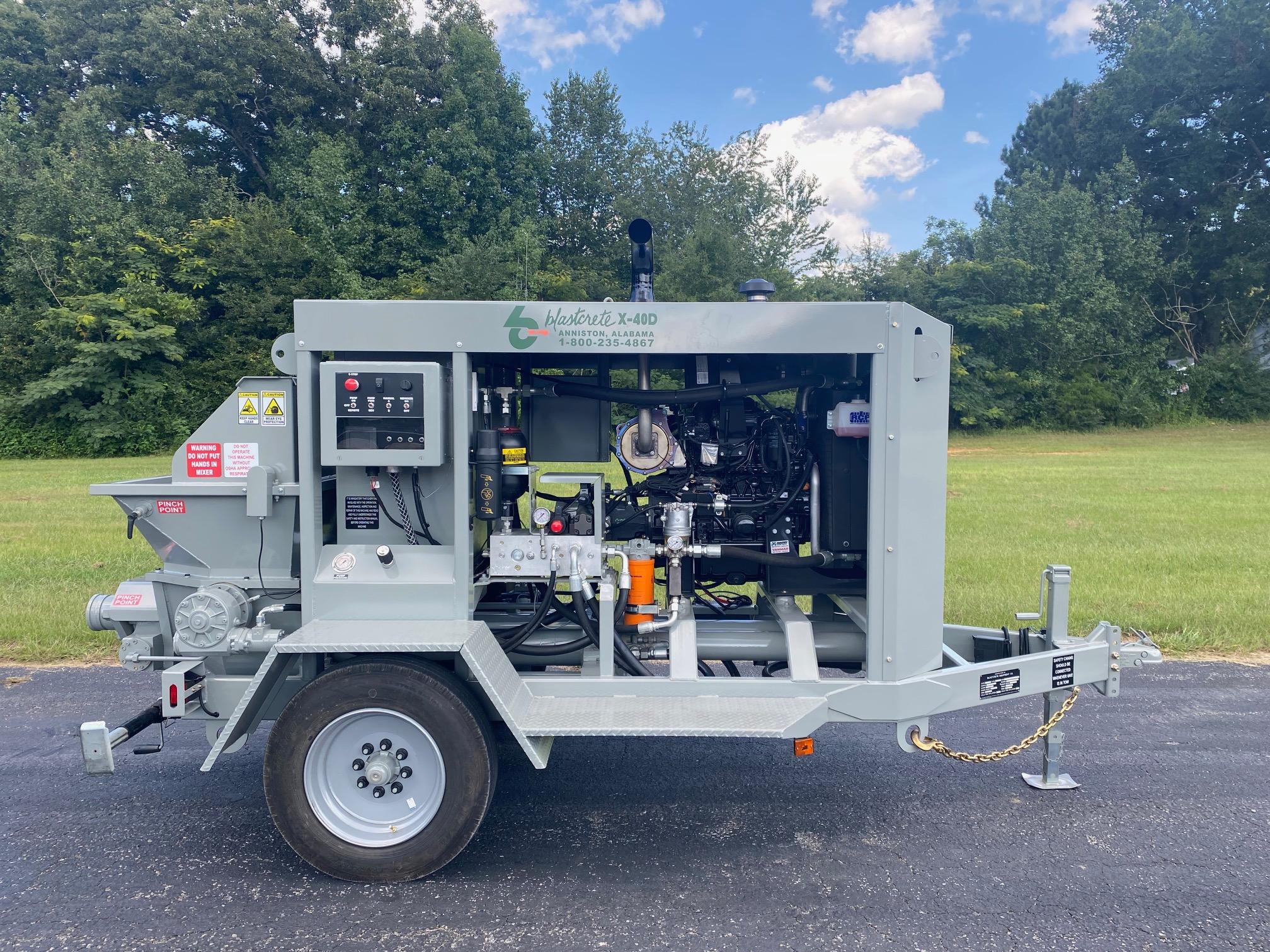 Capable of handling aggregate mixes up to 1.5 in., the X-40D provides a versatile pump solution that contractors can use for an array of projects ranging from residential concrete jobs to highway infrastructure improvements.