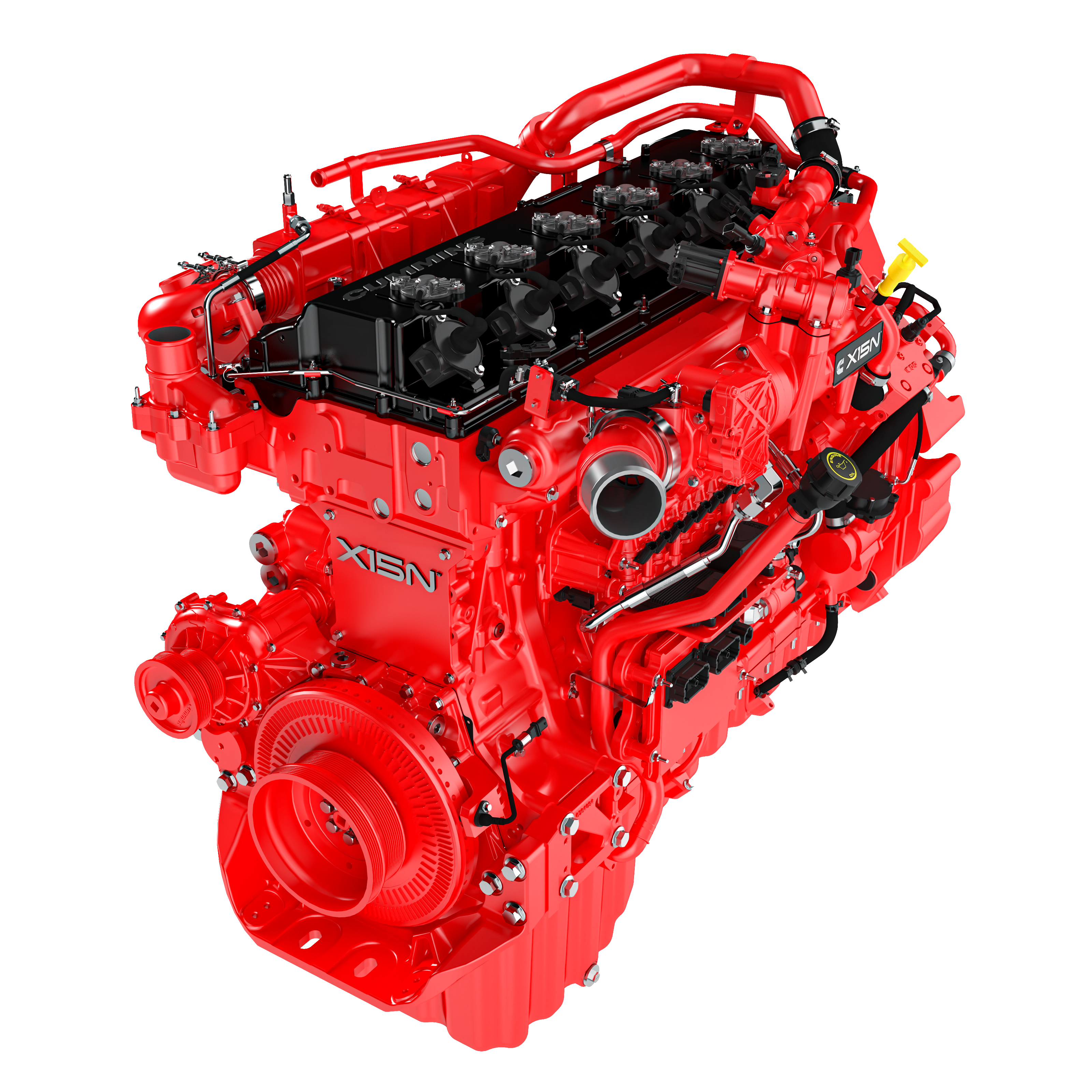 The X15 diesel engine is capable of using biodiesel blends up to 20% and renewable diesel blends up to 100%.