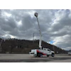 The new Curry Supply Aerial Truck features the AxionLift model AT4313i with insulated arial device and a 44.3-ft. working height, mounted to a custom Dakota Utility Line Body.