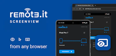 ScreenView provides the ability to connect remotely to any Android device from any browser interface.