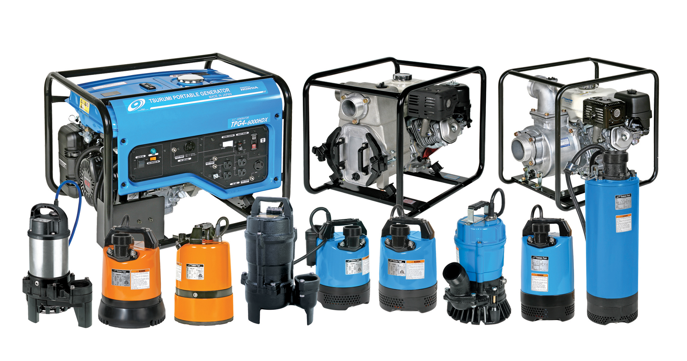 Show attendees can benefit from special pricing on the Briggs and Stratton engine paired with Tsurumi’s reliable pump-end.