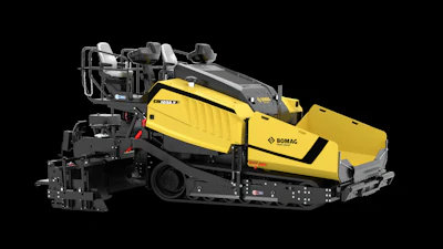 BOMAG CR 1030 T rubber track paver