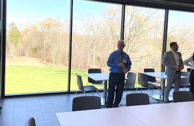 A design feature, among many, is the many floor-to-ceiling windows to let in natural light and provide amazing views.