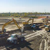 A working construction site.