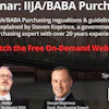This webinar addresses purchasing guidelines crucial for Made-in-America purchasing in the construction and distribution sectors.