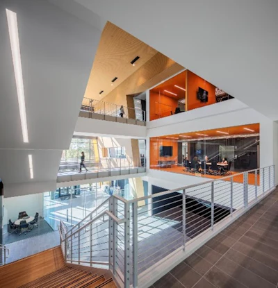 Involving employees, managers as well as executives from the project inception allowed every aspect of the headquarters to be purposefully planned.