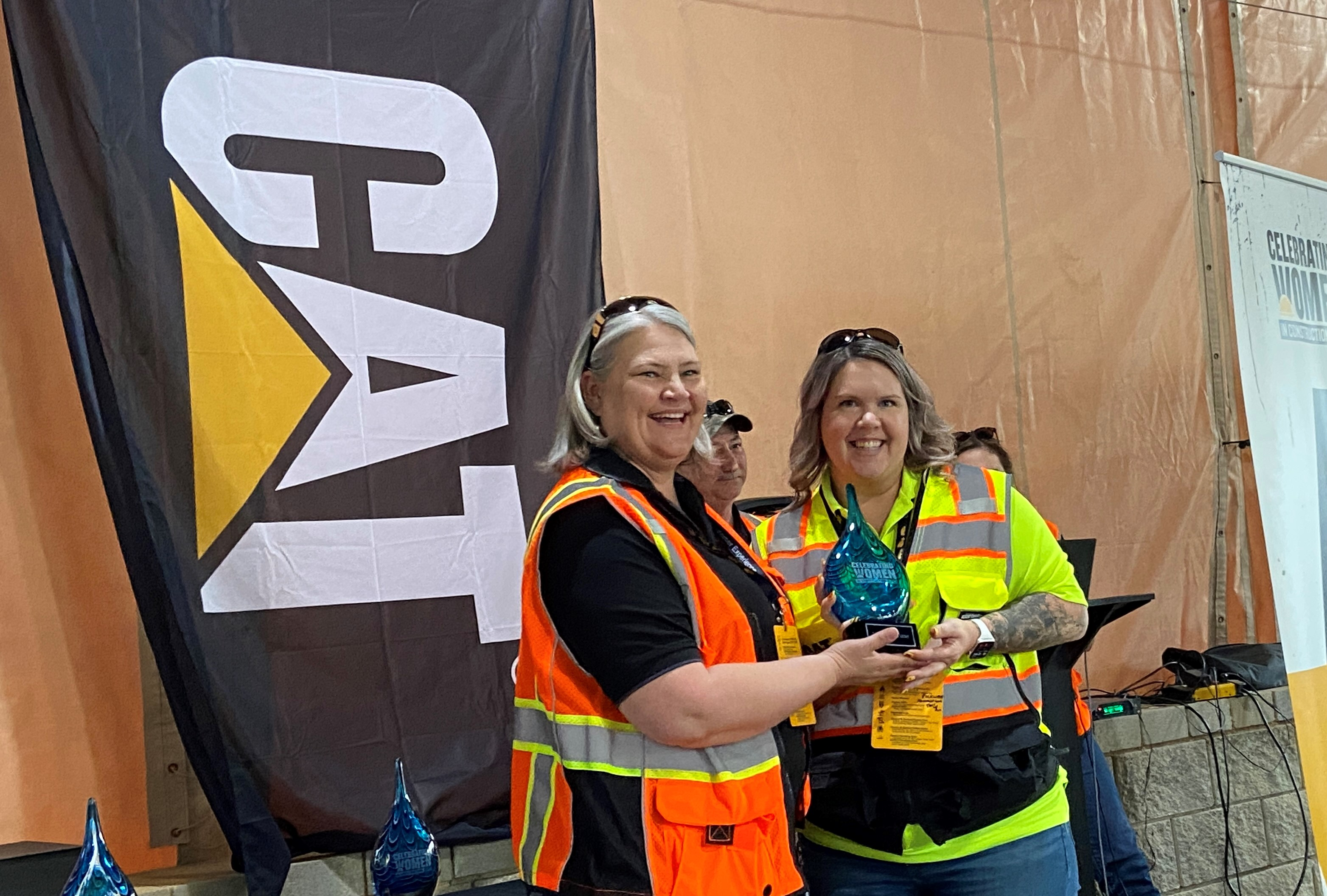 Tackette accepts the award for the best CTL operator