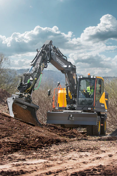 Contractors using a backhoe loader should consider a wheeled excavator.