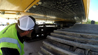 When considering used equipment, consult a trusted technician to inspect the machinery’s undercarriage.