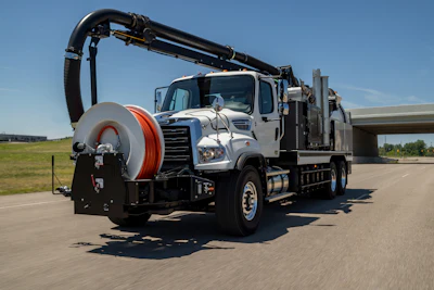 The Freightliner Trucks 114SD Plus is built for severe duty: packed with power and ready for work.