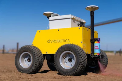 Civ Robotics builds rovers for construction surveying.