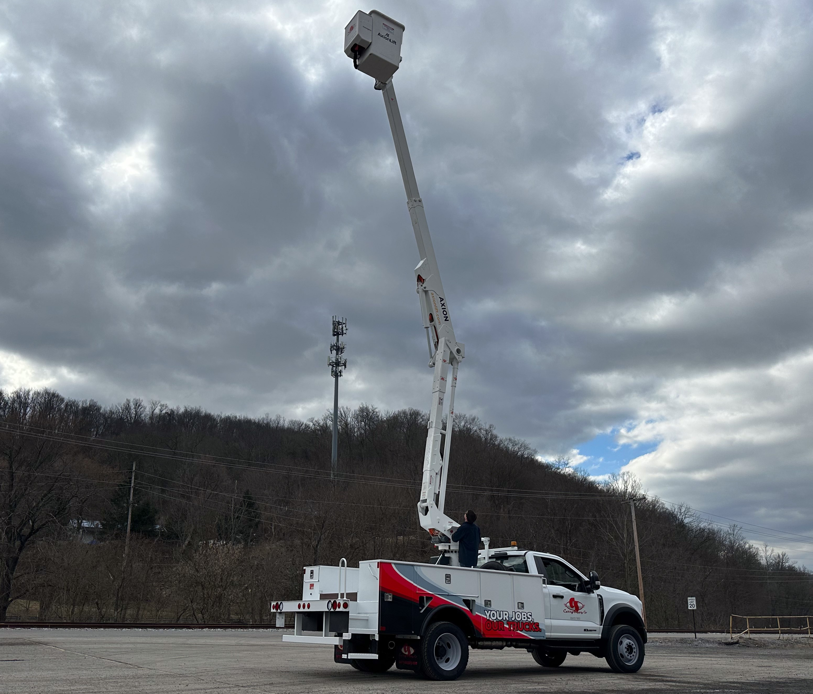 This expansion into the utility vehicle market is made possible through partnerships with Dur-A-Lift, Stellar Industries, Posi+, Axion and Dakota Bodies.