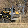 When it comes to finding the right mulching head for a skid steer or compact track loader, hydraulic horsepower is much more important than engine power.