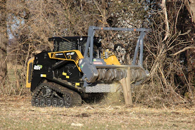 When it comes to finding the right mulching head for a skid steer or compact track loader, hydraulic horsepower is much more important than engine power.