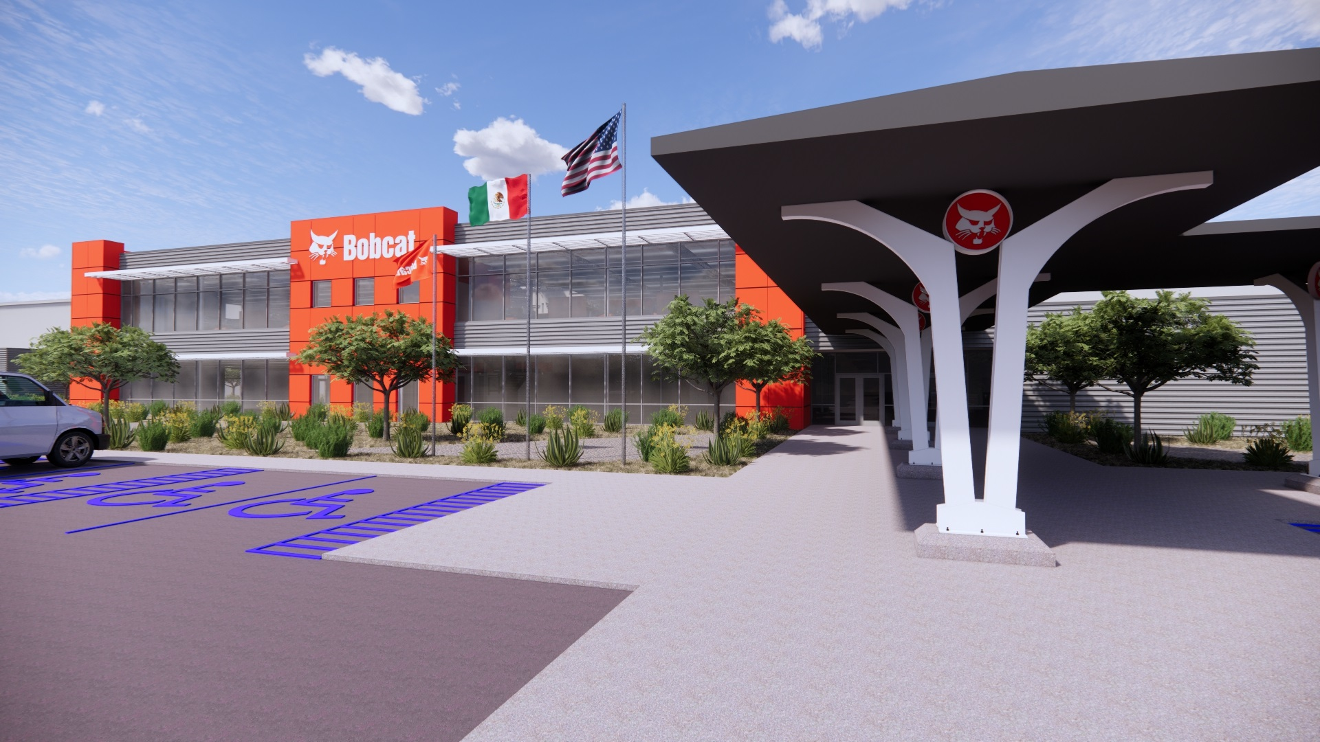 The groundbreaking ceremony was attended by Bobcat representatives, elected officials and area business leaders. The new factory is expected to create 600 to 800 jobs in the region.