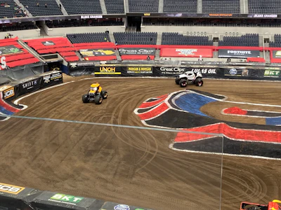 DIGatron during the racing event.