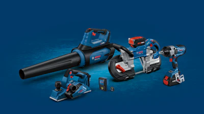 The new products include an 18V deep cut band saw, planer, impact wrench and blower.