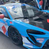 The Pothole Heroes sponsored McLaren.