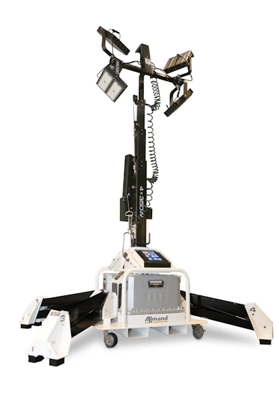 Electric light towers will illuminate jobsites using clean, electric power with zero exhaust exposure for crew members working nearby.