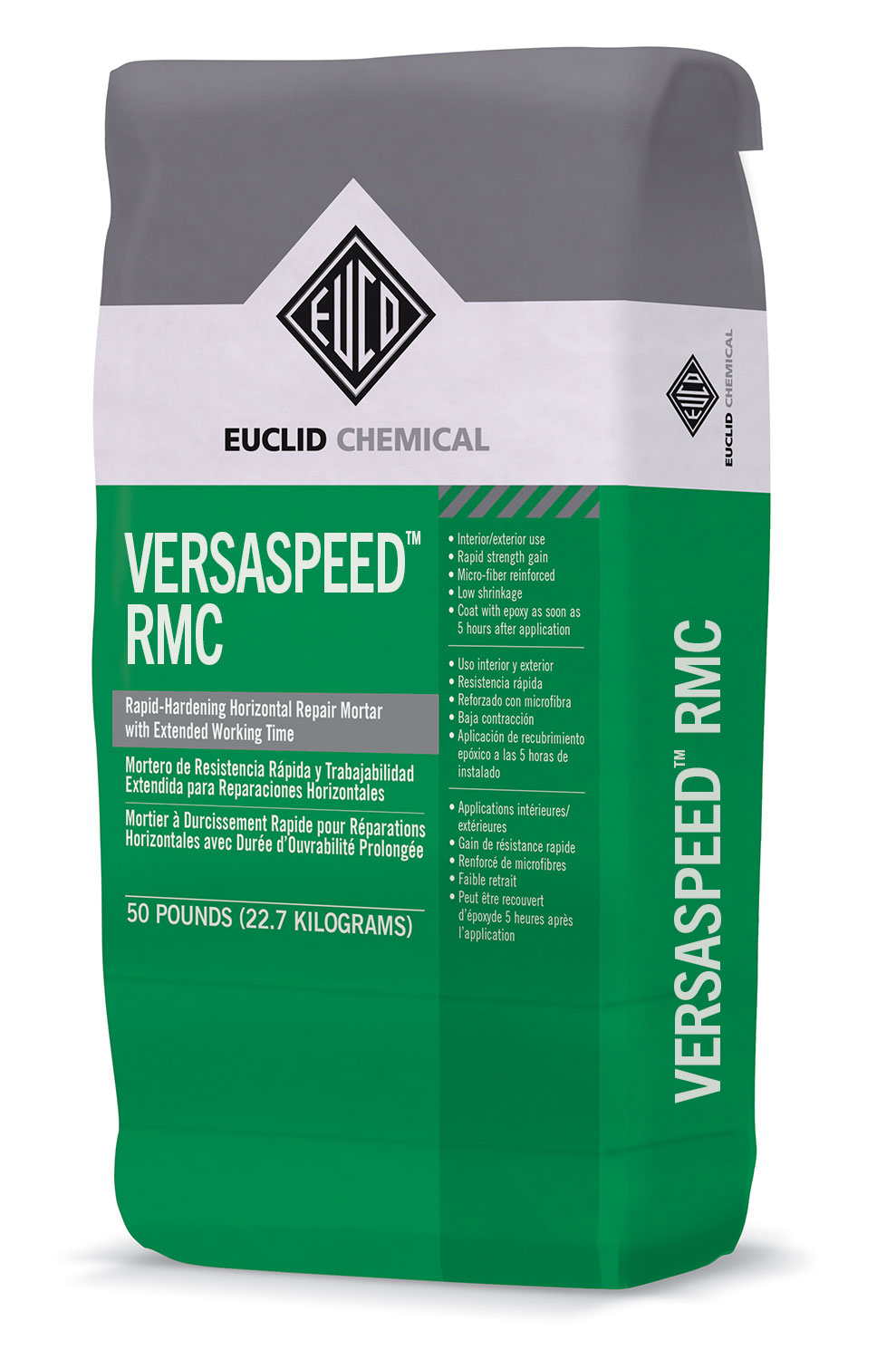VERSASPEED RMC is designed for horizontal and formed vertical repairs as well as overhead structural repairs.