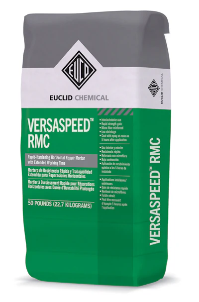 VERSASPEED RMC is designed for horizontal and formed vertical repairs as well as overhead structural repairs.