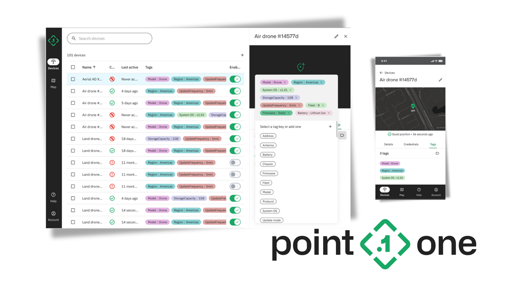 With Point One’s new tagging system, customers can work with P1’s API as if it were one of their own native applications.