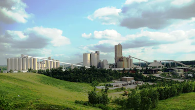The Davenport Plant of Continental Cement, Chesterfield, Missouri.