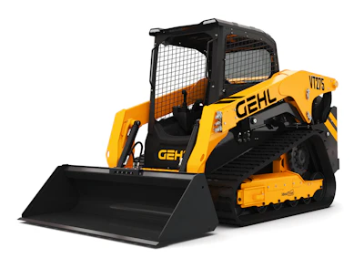 Three GEHL skid steer loaders (the V210, V230 and the V275) and three new compact track loaders (the VT210, VT230 and VT275) deliver updates in safety and serviceability over previous GEHL skid steers and CTLs.