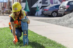 Construction surveyors rely on different tools to find and precisely map the location of critical underground utility infrastructure.